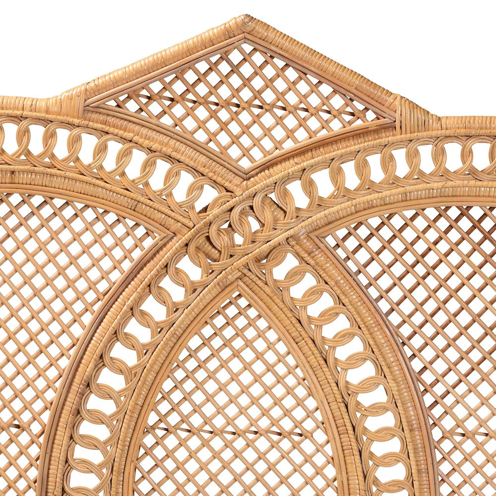 Nerita Natural Rattan Standalone Headboard. Picture 3