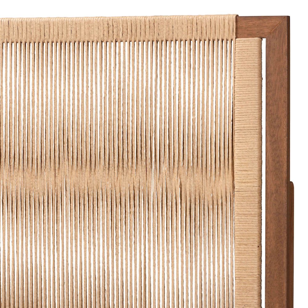 Holitz Natural Rope Woven Headboard - Mountable Bed Backboard. Picture 3