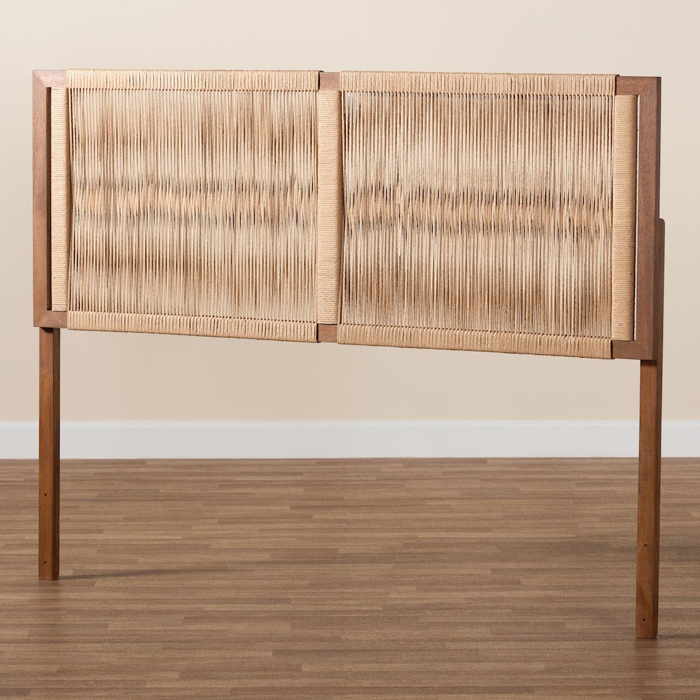 Holitz Natural Rope Woven Headboard - Mountable Bed Backboard. Picture 6