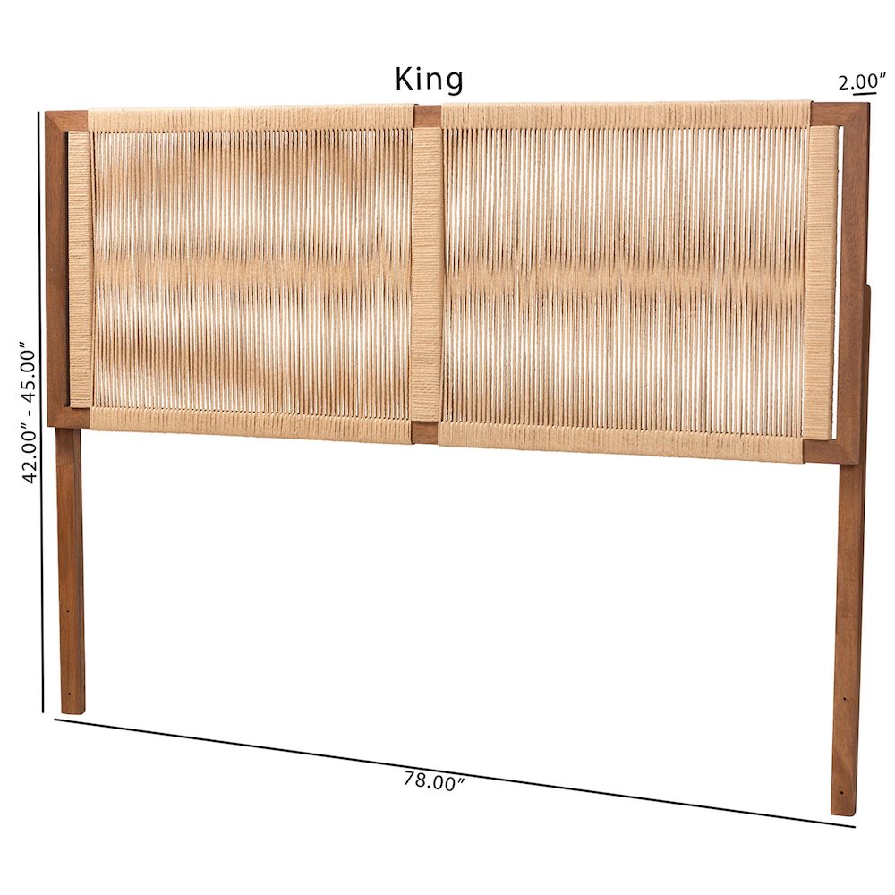 Holitz Natural Rope Woven Headboard - Mountable Bed Backboard. Picture 7