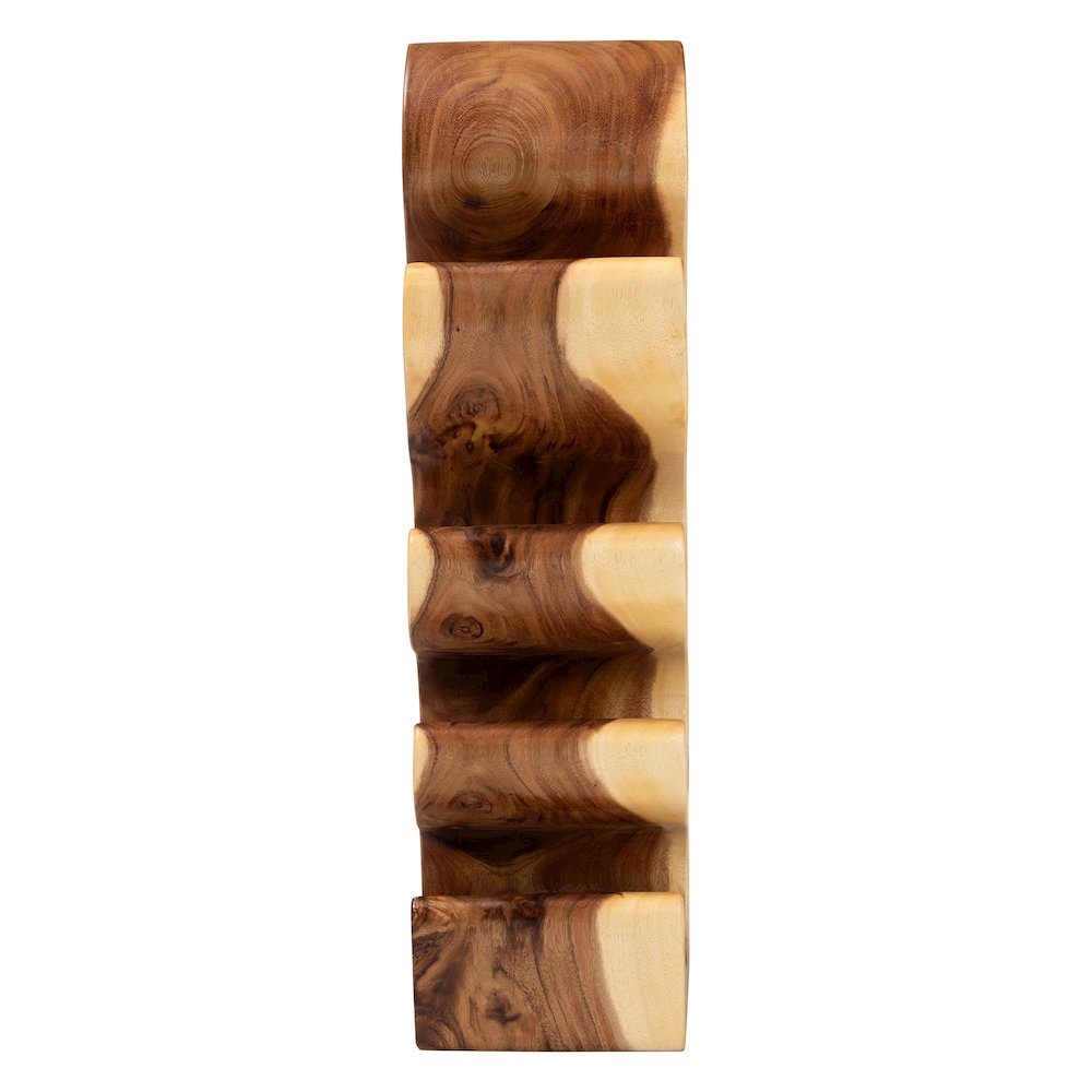 Matana Suar Wood Wine Rack. Picture 3