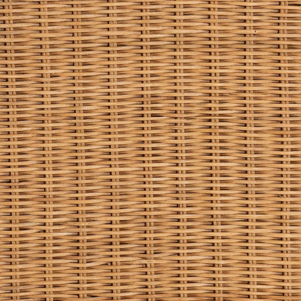 Dolby Natural Rattan Coffee Table - Handwoven Wicker Accent Table. Picture 6