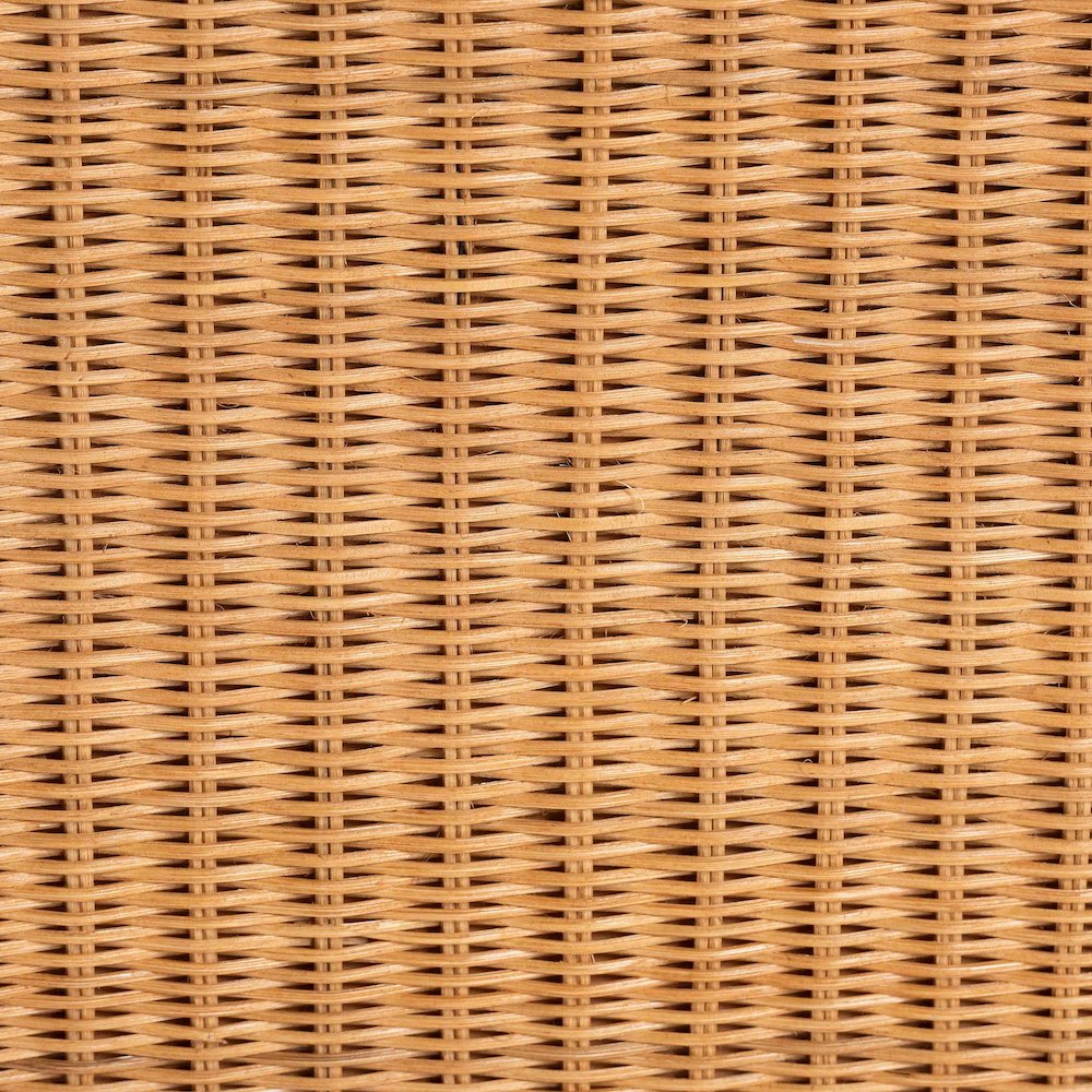 Natural Rattan Console Table - Handwoven Wicker Accent Table. Picture 6