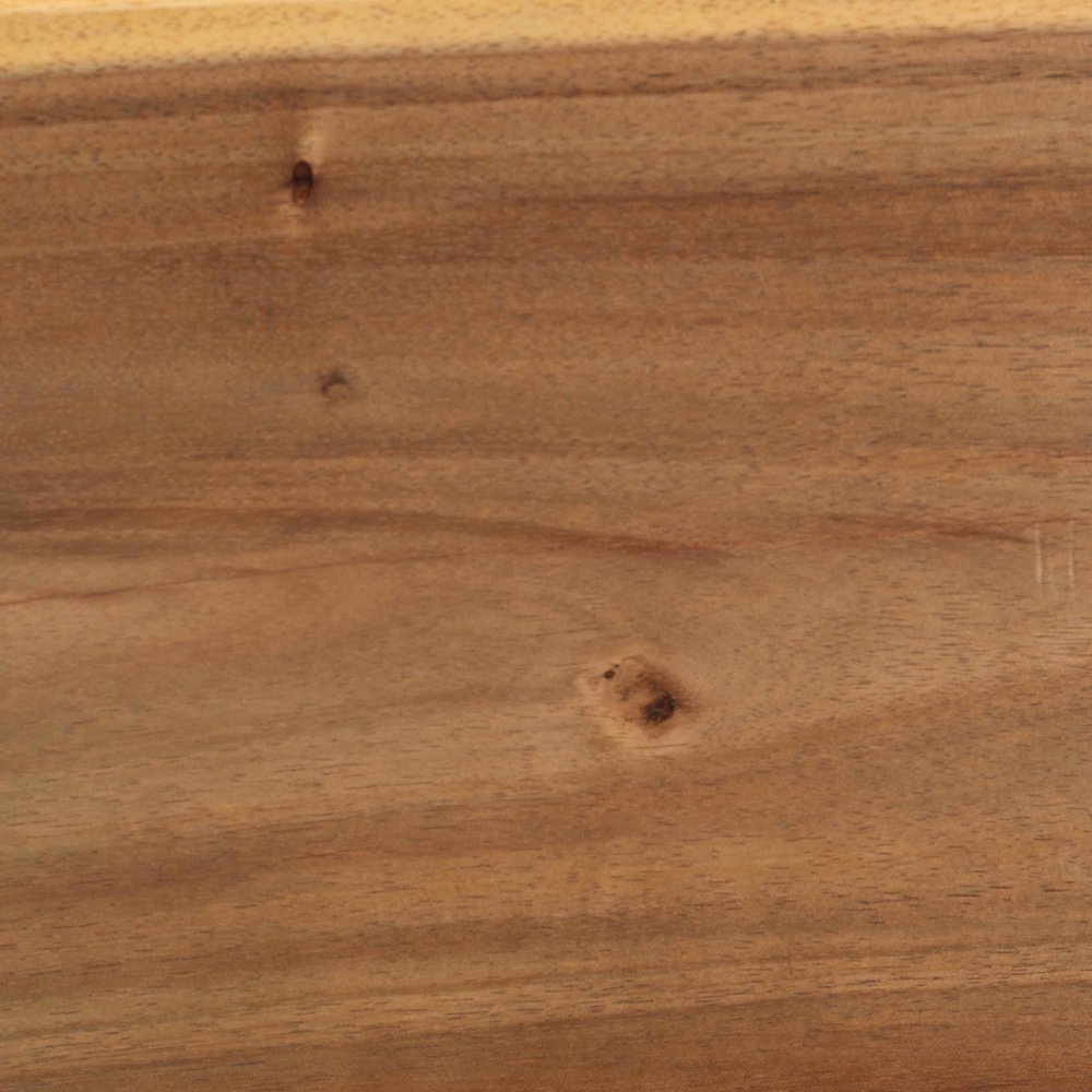 Luli Suar Wood Bar Stool - Handcrafted Solid Wood Stool. Picture 7