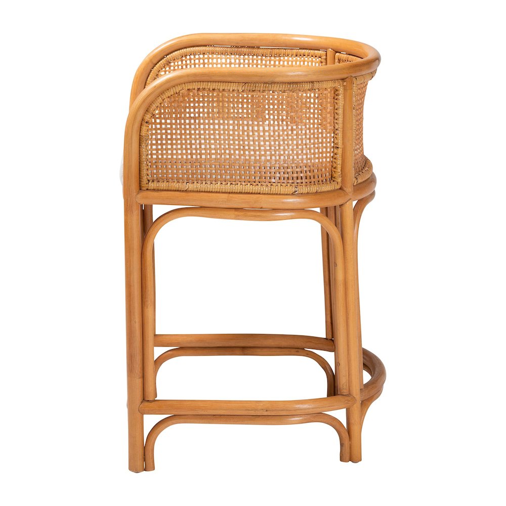Aria Natural Rattan Counter Stool. Picture 3