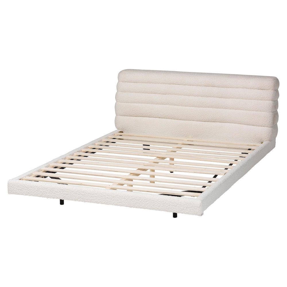 Baxton Studio Alfie Boucle Floating Bed. Picture 3