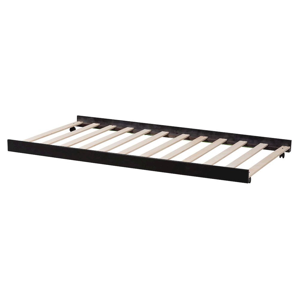 Trundle - Underbed Low-Profile Rolling Base, Twin, Black. Picture 3