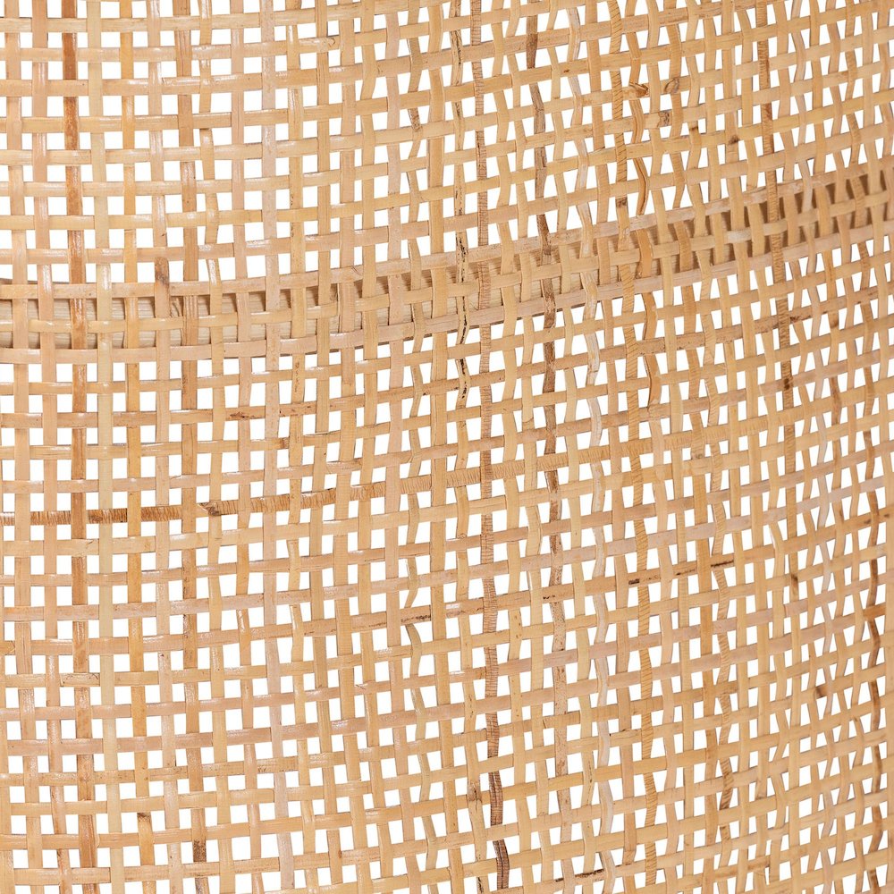 Rattan Bed Frame - Handwoven Wicker Headboard and Footboard, Queen. Picture 8