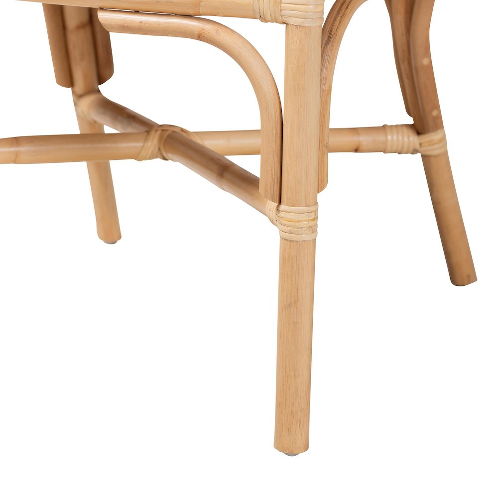 Hollis Natural Rattan Barrel Chair. Picture 6