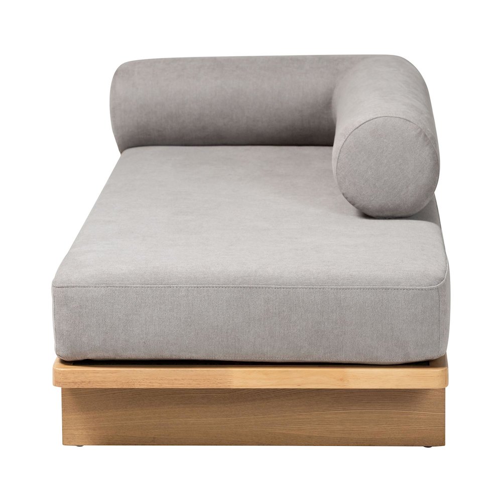 Baxton Studio Bertille Left-Arm Chaise Lounge. Picture 3