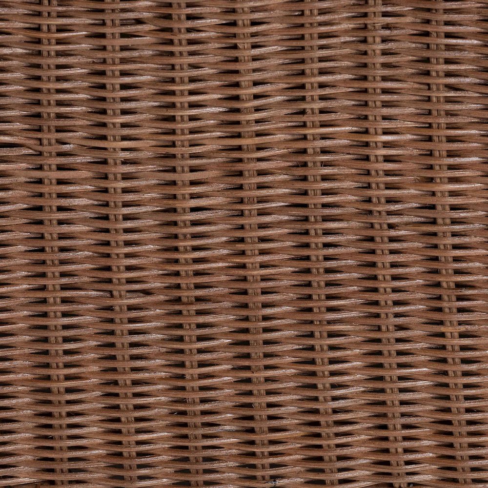 Natural Rattan Accent Chair - Handwoven Wicker Lounge Chair. Picture 6