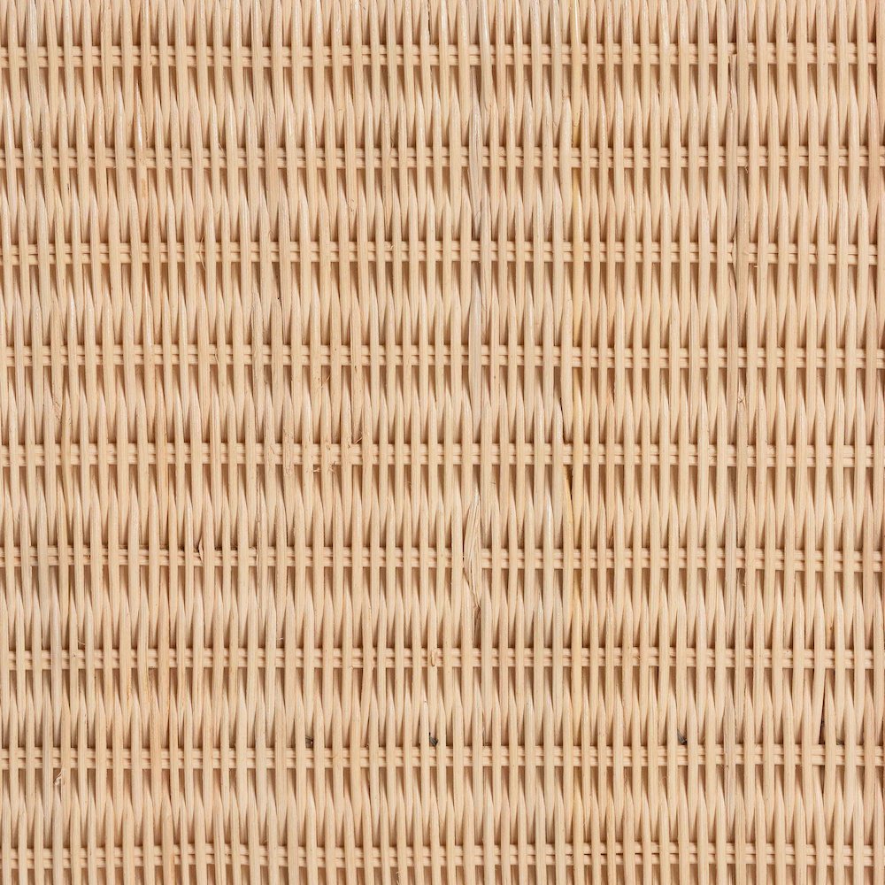 Lanica Braided Natural Rattan Console Table. Picture 8