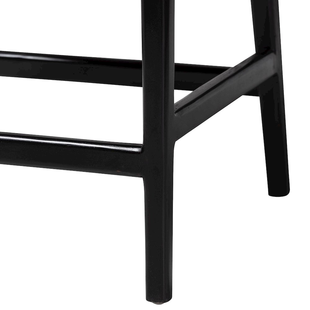 Abiel Natural Rattan Counter Stool with Arms, Removable Cushion. Picture 7