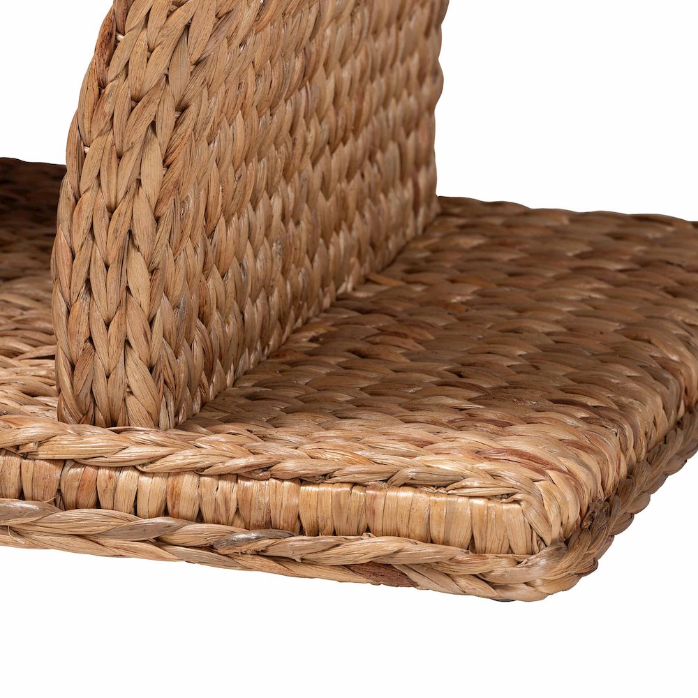 Alyssa Seagrass Console Table - Handwoven Display Table with Sculptural Frame. Picture 6