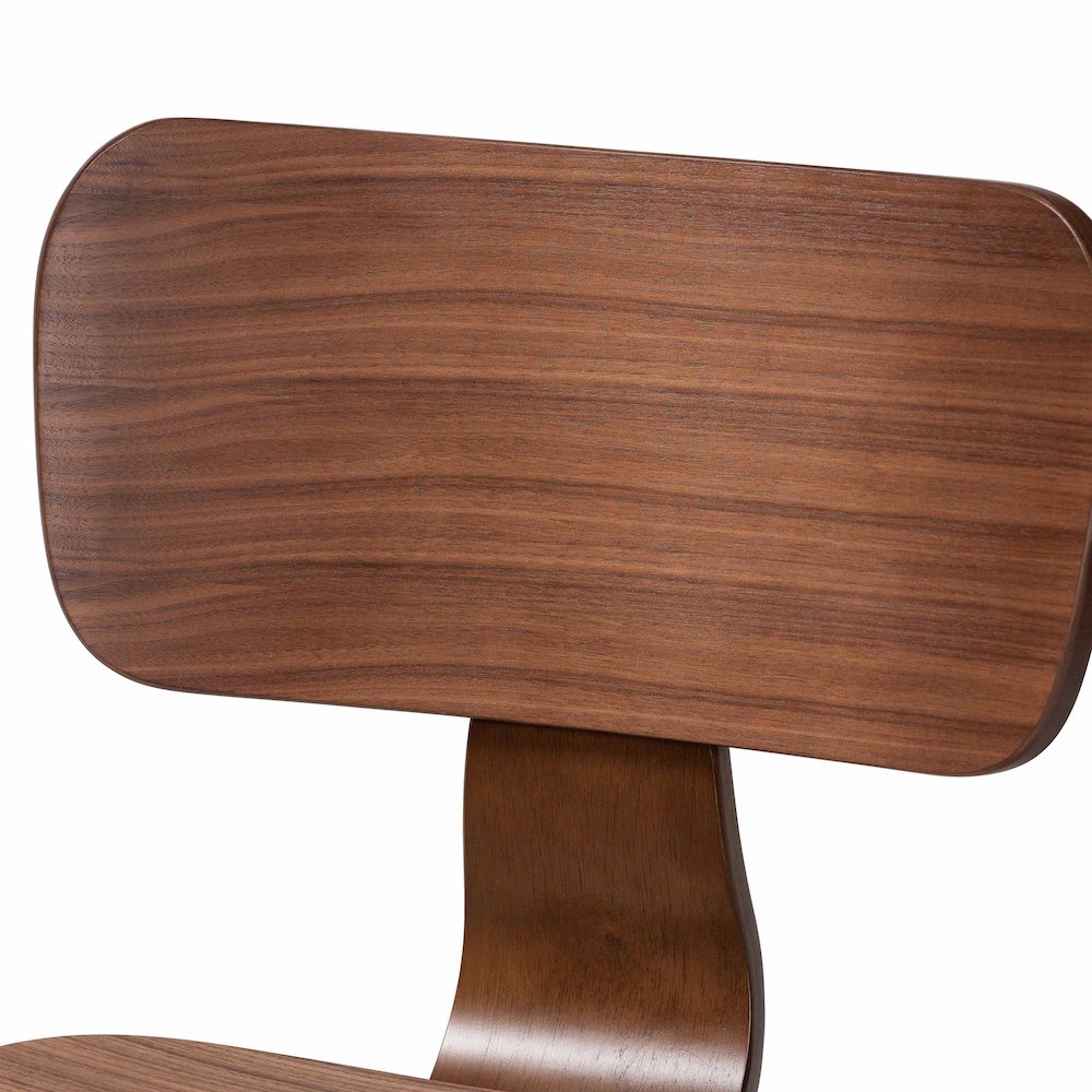Billie Wood 2-Piece Dining Chair Set, Bentwood Frame Seating with Contoured Seat. Picture 5