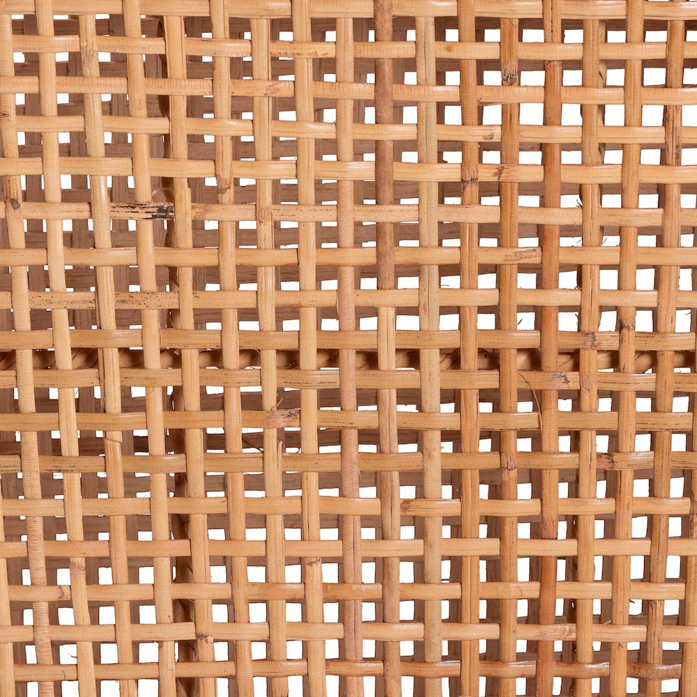 Natural Rattan Counter Stool with Cushion - Handwoven Wicker Stool. Picture 7