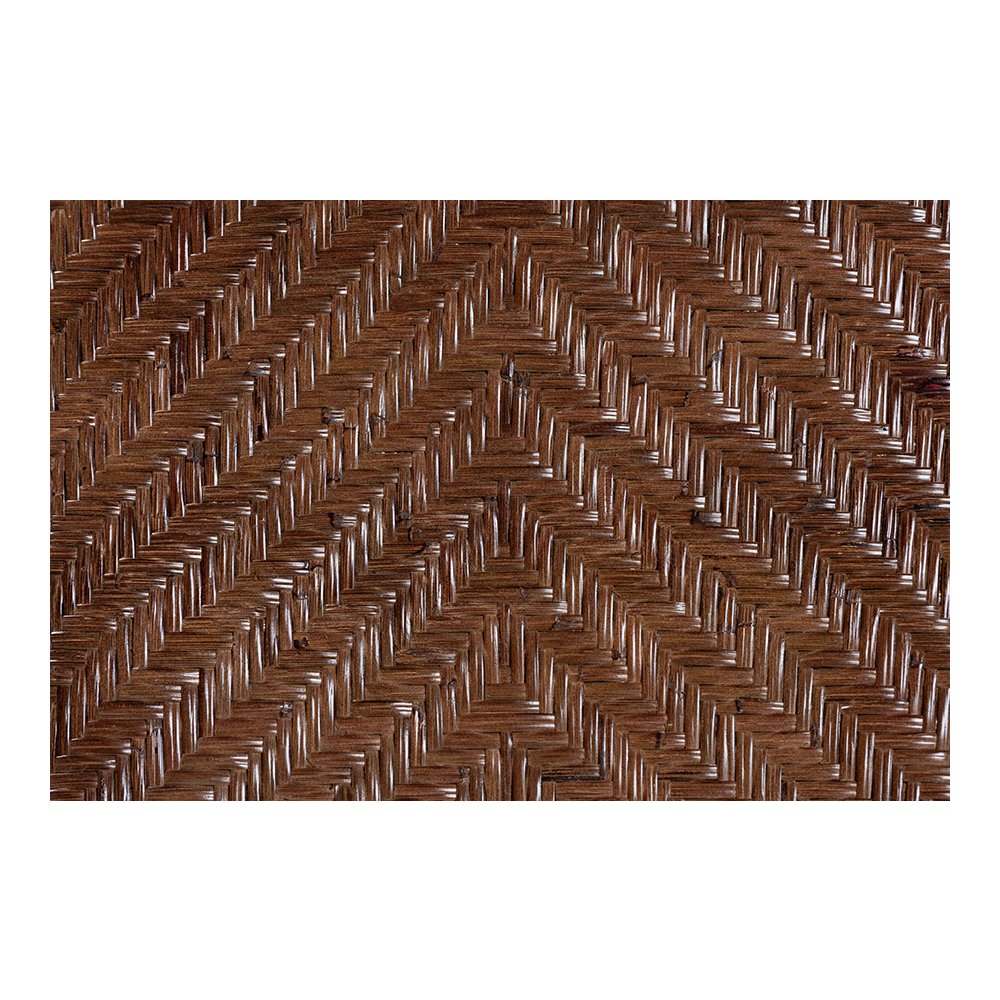 Mahdis Rattan 2-Piece Dining Chair Set with Cushion, Chevron Back. Picture 7