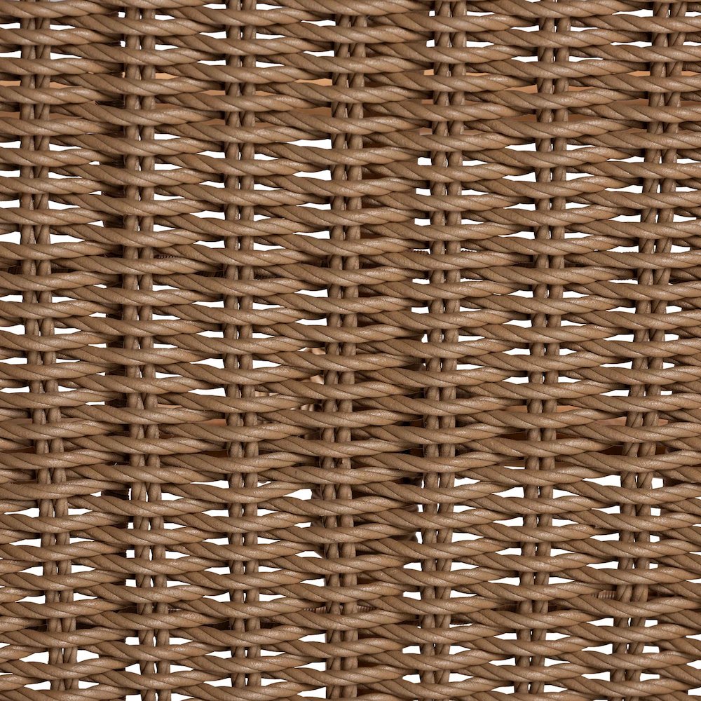 Isra Natural Rattan Accent Chair - Curved Barrel Back Lounge Chair. Picture 7