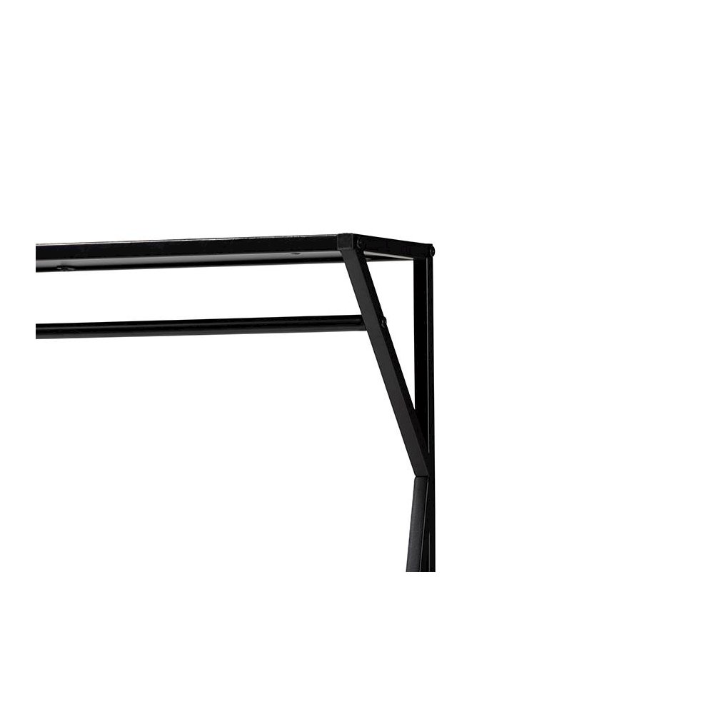 Black Metal Finished Entryway Coat Hanger. Picture 4