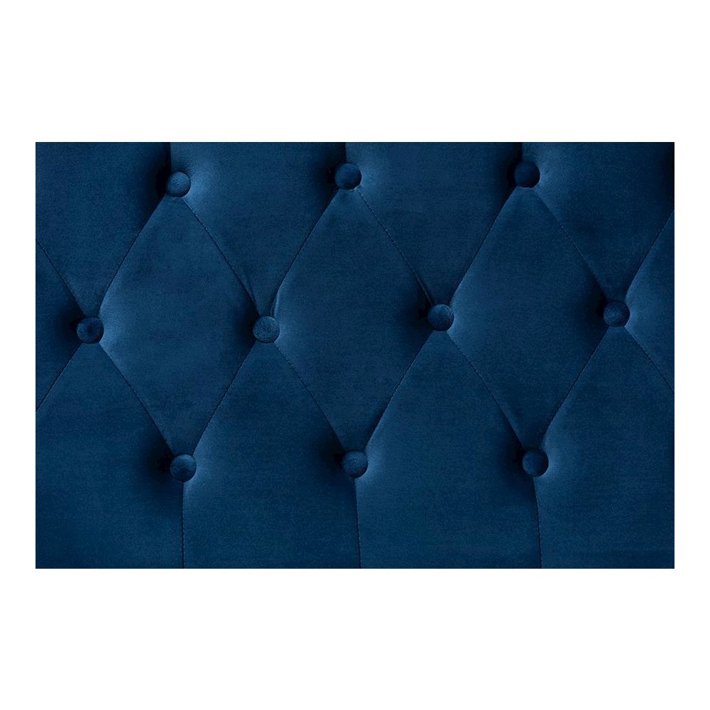 Gold Finished Button Tufted Storage Ottoman. Picture 6