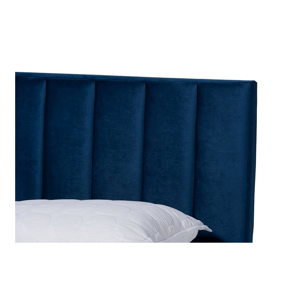 Full Size Panel Bed with Channel Tufted Headboard. Picture 4