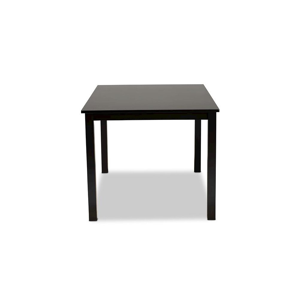 Espresso Brown Finished Rectangular Wood Dining Table. Picture 3