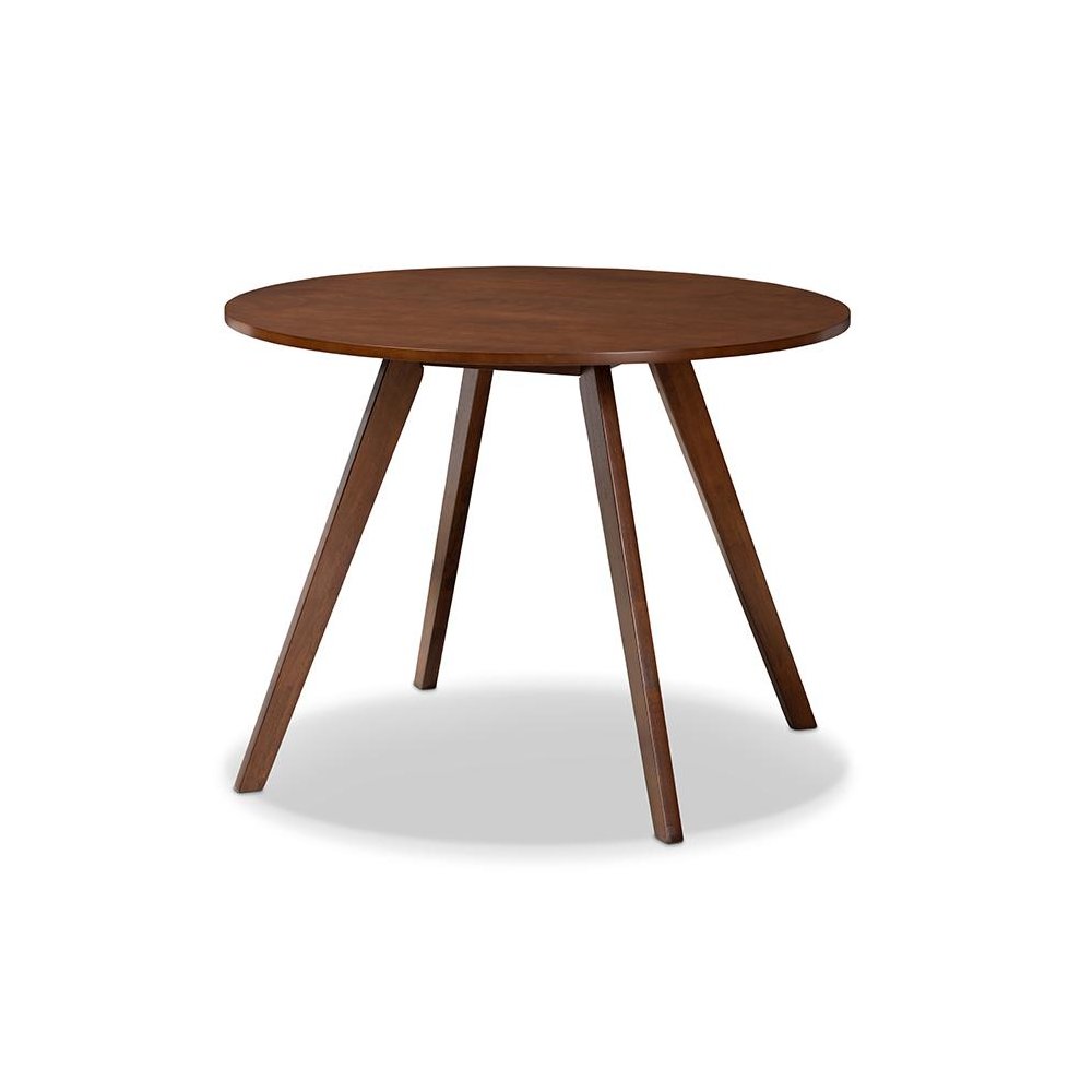 Walnut Brown Finished Wood 5-Piece Dining Set. Picture 3