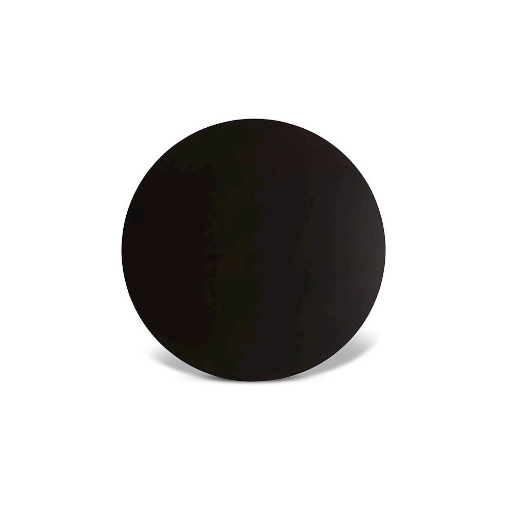 Dark Brown Finished 35-Inch-Wide Round Wood Dining Table. Picture 3