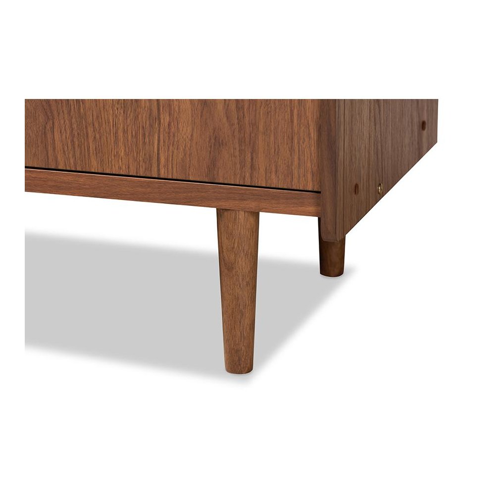 Grey Gradient Finished Wood 2-Door Dining Room Sideboard Buffet. Picture 6