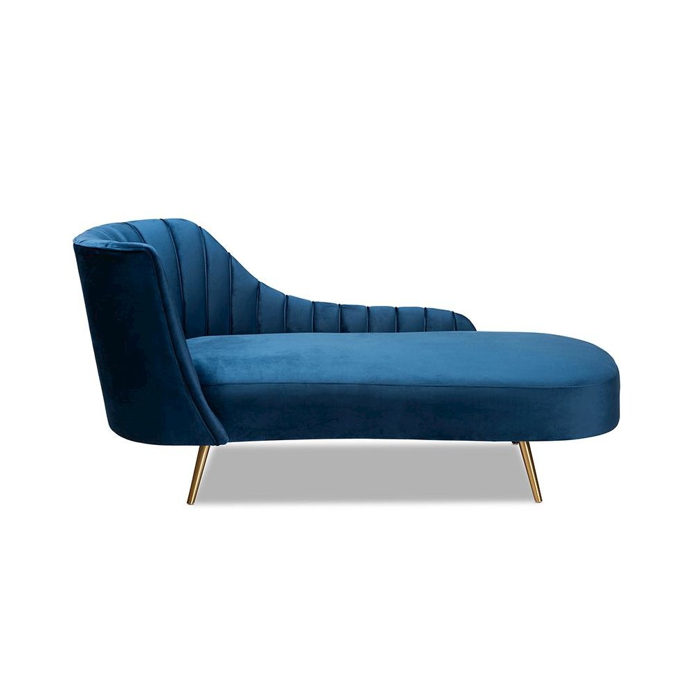 Gold Finished Chaise. Picture 2