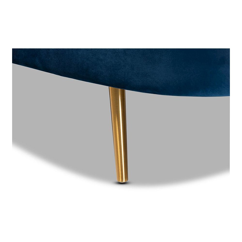 Gold Finished Chaise. Picture 7