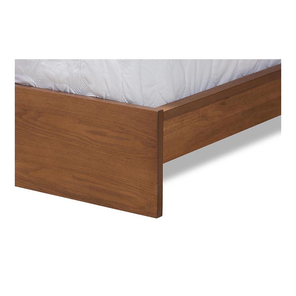 Finished Wood Queen Size Platform Storage Bed with Built-In Nightstands. Picture 7