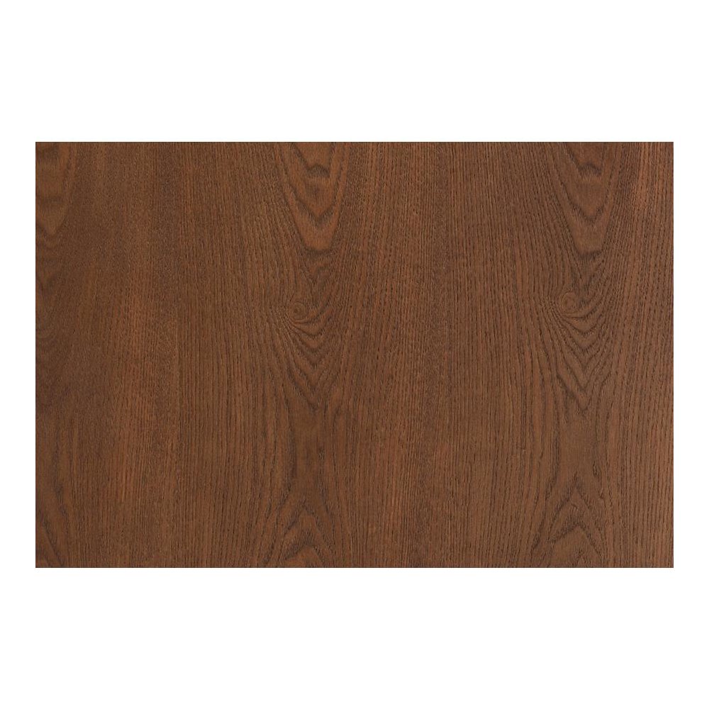Modern Walnut Brown Finished Wood and Synthetic Rattan 6-Drawer Dresser. Picture 7