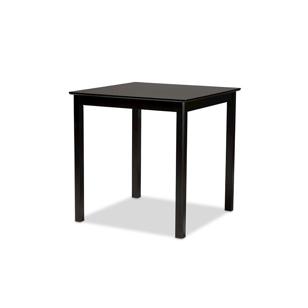 Two-Tone Dark Brown and Walnut Brown Finished Wood 5-Piece Pub Set. Picture 3