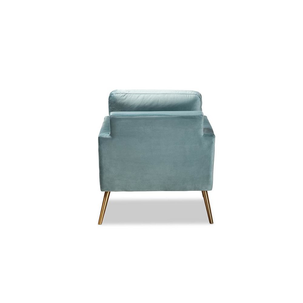 Gold Finished Armchair. Picture 4