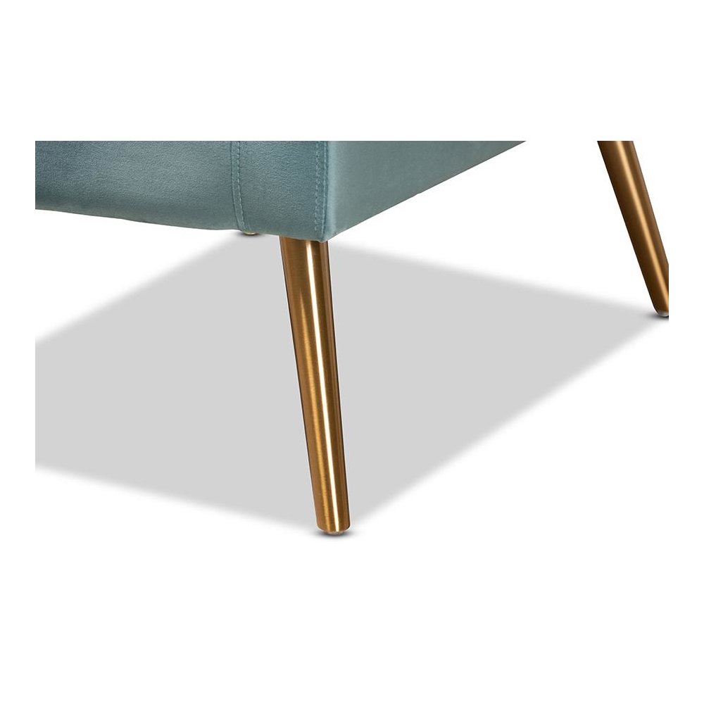 Gold Finished Armchair. Picture 6