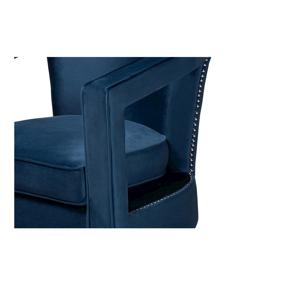 Gold Finished Metal Armchair. Picture 5