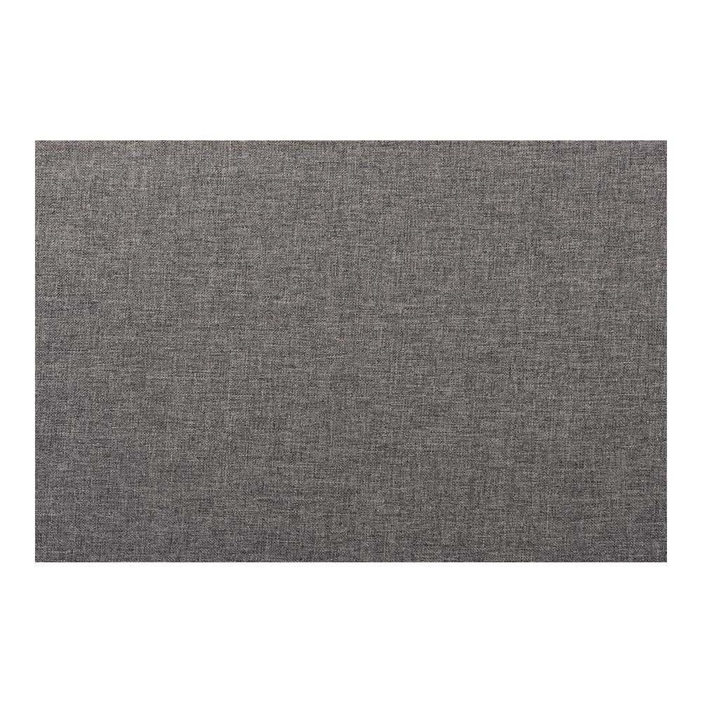 Grey Fabric Upholstered and Grey Synthetic Rattan 4-Piece Patio Set. Picture 7