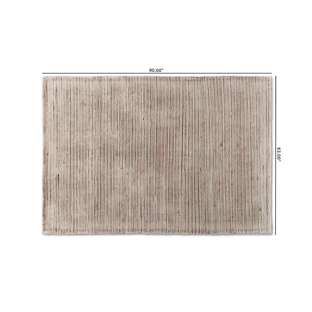 Finsbury Modern and Contemporary Multi-Colored Hand-Tufted Wool Blend Area Rug. Picture 4