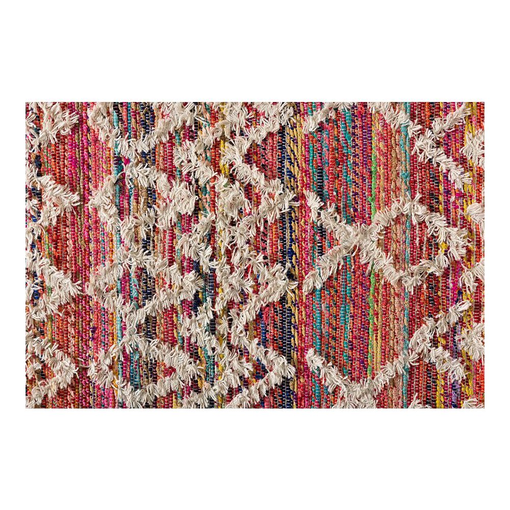 Graydon Modern and Contemporary Multi-Colored Handwoven Fabric Blend Area Rug. Picture 2