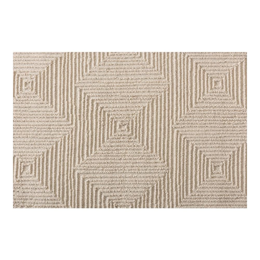 Baxton Studio Sovanna Modern and Contemporary Ivory Hand-Tufted Wool Area Rug. Picture 2