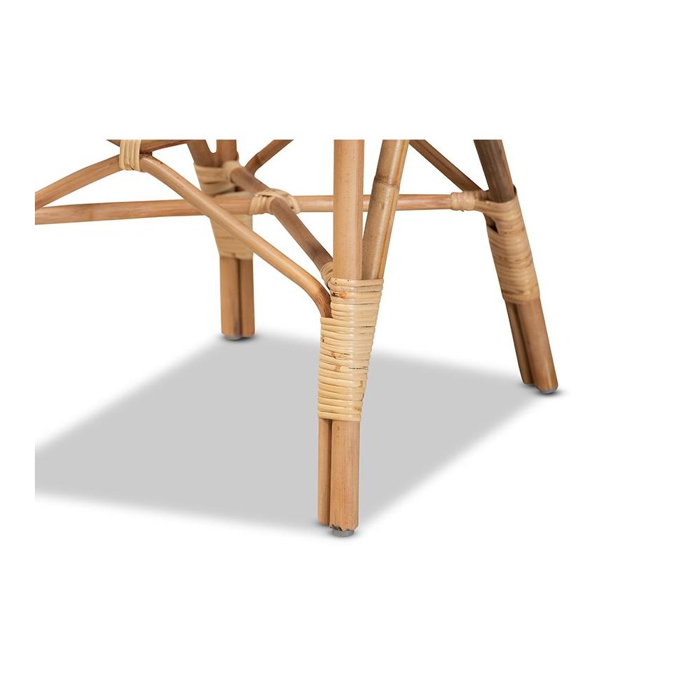 Natural Finished Rattan Dining Chair. Picture 7