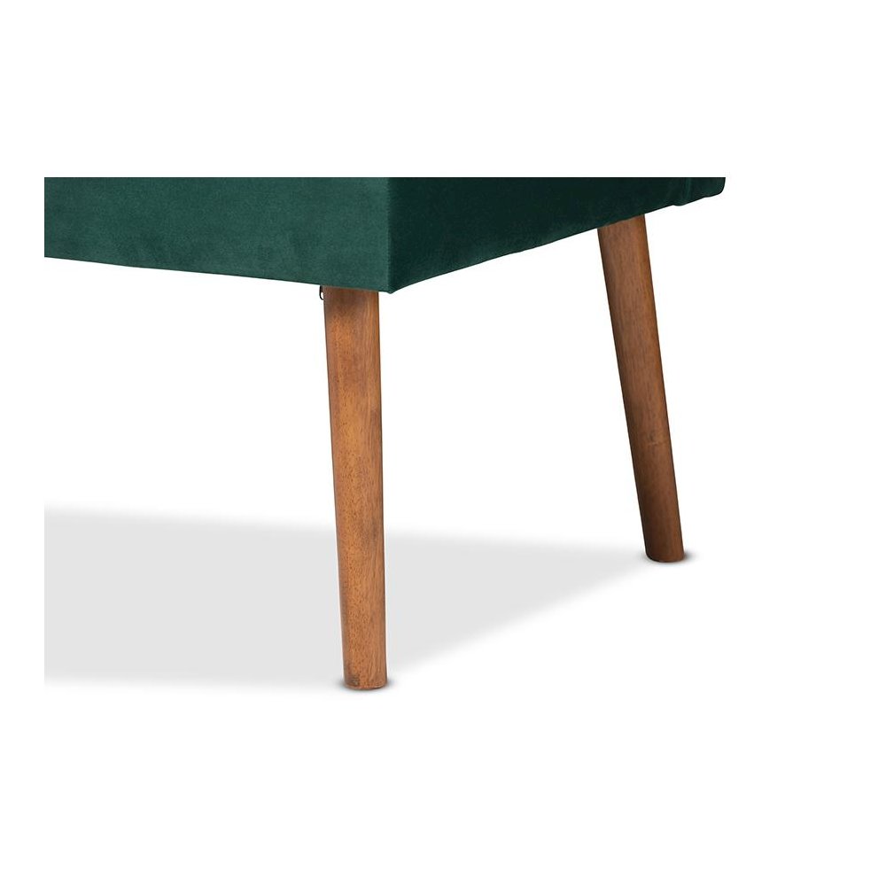 Walnut Brown Finished Wood 5-Piece Dining Nook Set. Picture 9