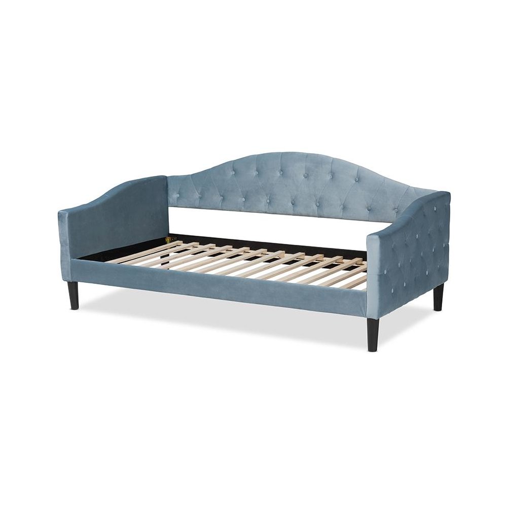Dark Brown Finished Wood Twin Size Daybed. Picture 3