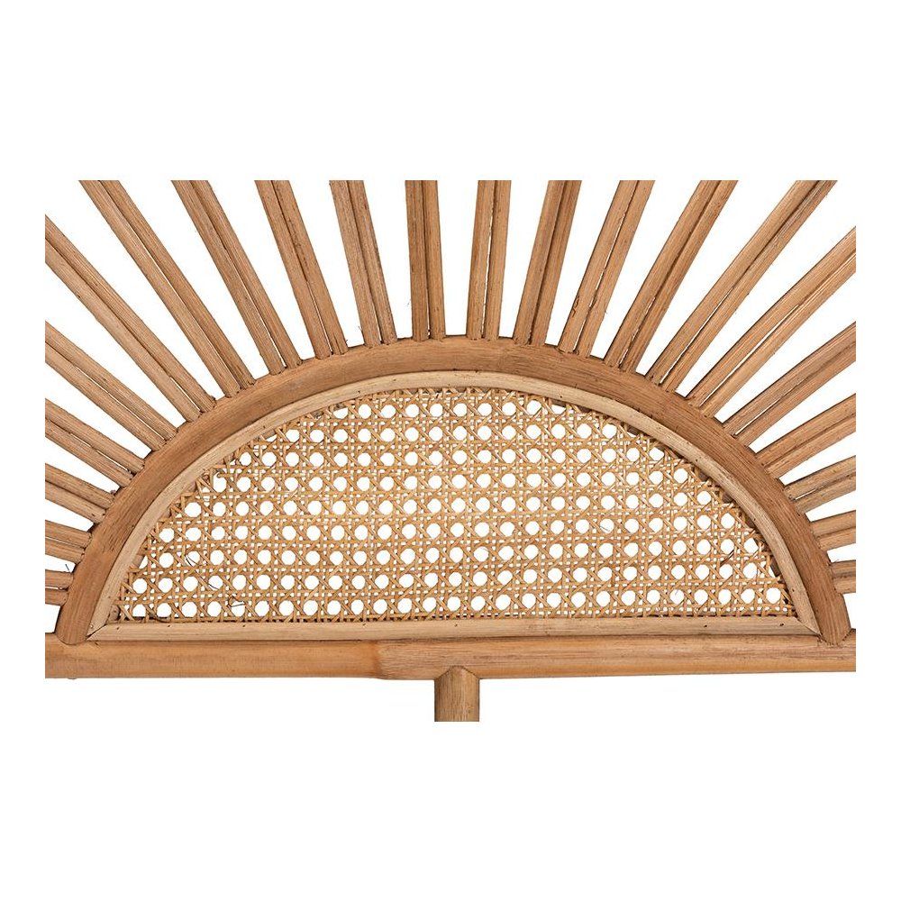 Bohemian Natural Rattan King Size Standalone Headboard. Picture 5