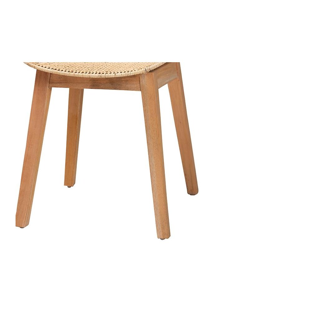 Rattan 2-Piece Dining Chair Set. Picture 5