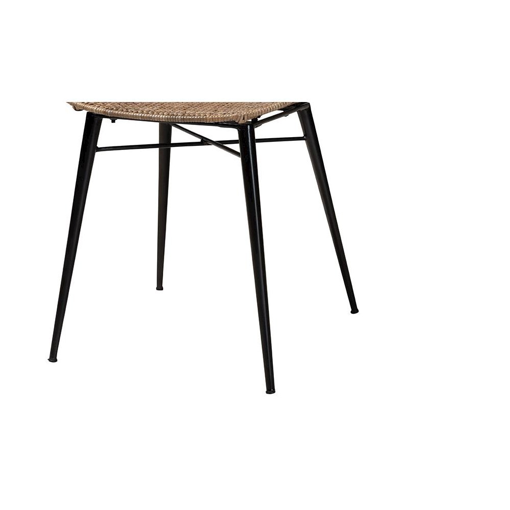 Black Metal 2-Piece Dining Chair Set. Picture 5