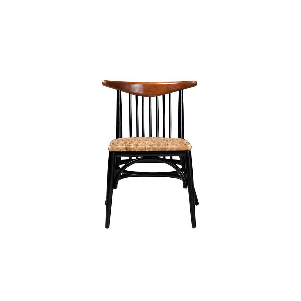 Natural Rattan Dining Chair. Picture 2