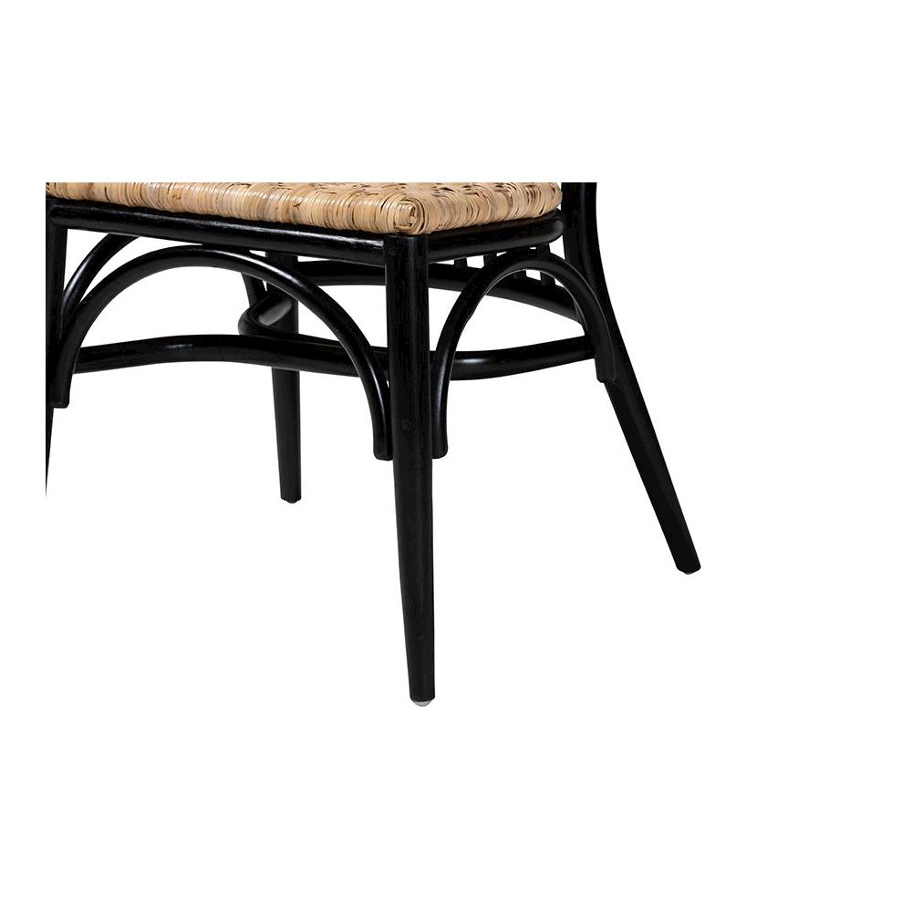 Natural Rattan Dining Chair. Picture 6