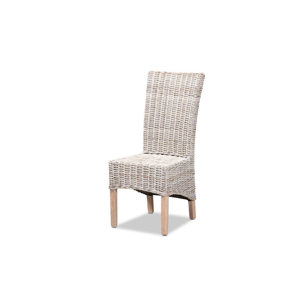 Natural Brown Finished Wood Dining Chair. Picture 1